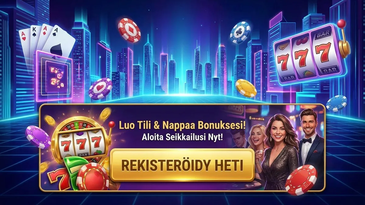 Rekisteröidy bonuksella